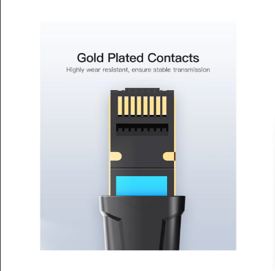 Picture of Vention VAP-A06-B150 Cat-6, 1.5 Meter, Black Network Cable # VAP-A06-B150, SFTP Patch Cord