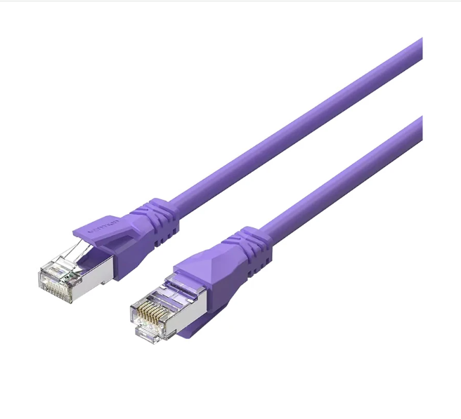 Picture of Vention IBMVI Cat-6A SFTP, 3 Meter, Purple Network Cable #IBMVI Patch Cable