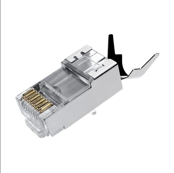 Picture of Ugreen NW193 (50634) CAT-7 Gold-plated Silver RJ45 Connector # 50634 (10 pcs)
