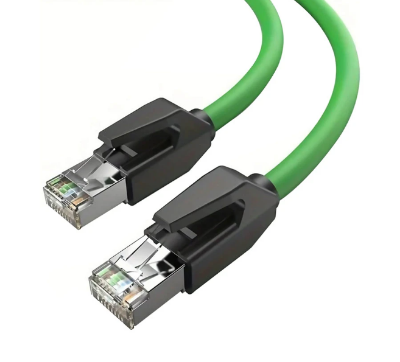 Picture of Vention IBPGJ Cat-6A SFTP, 5 Meter, Green Network Cable #IBPGJ Patch Cable