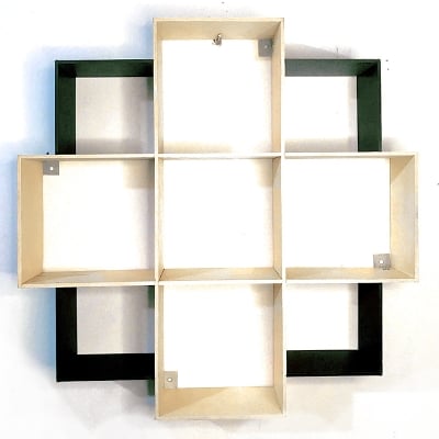 Picture of 9 Ghore Transforming Walls into Artful Showpieces Storage | Elegant Wall Shelf | Beautifully Organized Home Decor | Unique Wall Shelf Multicolor