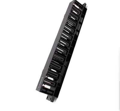 Picture of Vivanco 1U Horizontal Finger Duct Cable Management #VCCPCMP1