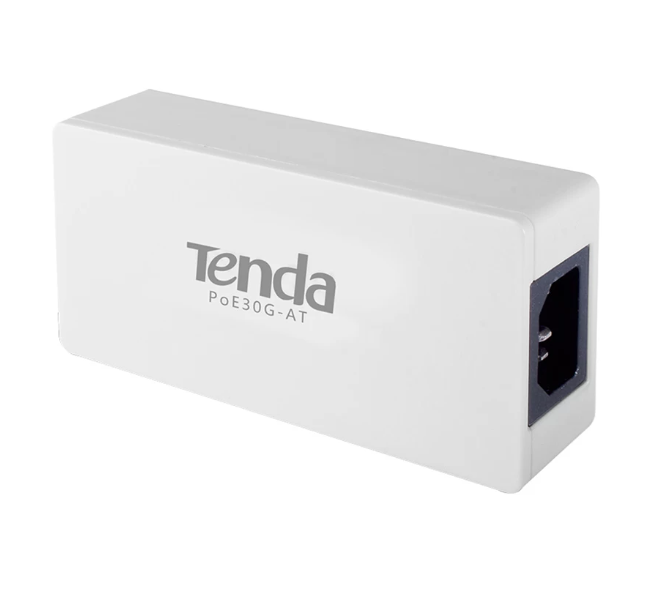 Picture of Tenda PoE30G-AT (1PoE. 1LAN) GIGABIT PoE INJECTOR ( Upto 30W)