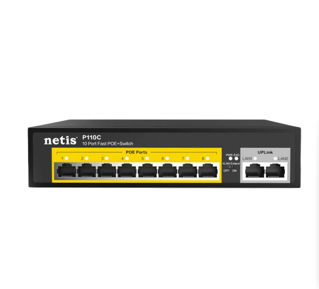 Picture of Netis P110C 10-Port Standard POE Switch