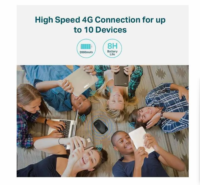 Picture of TP-Link M7000 150 Mbps 4G Pocket Router