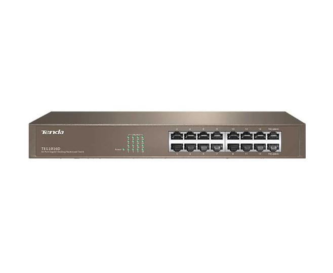 Picture of Tenda TEG1016D v6.0 16-Port Unmanaged Gigabit Ethernet Switch