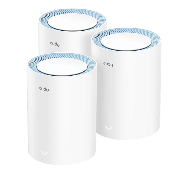 Picture of Cudy M1200 AC1200 Mbps Ethernet Dual-Band Mesh Wi-Fi 5 System (3-Pack)