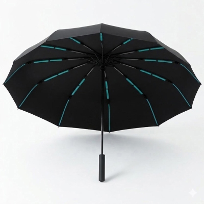 Picture of BMW Street Rain Guard 12 Ribs | MNK SHOP (Green)