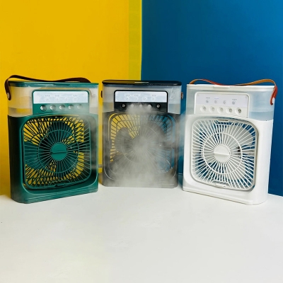 Picture of 🎆 Rechargeable Air Cooler with Mood LED Lighting | MNK SHOP (Blue)