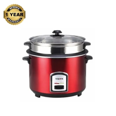 Picture of VISION 1.8 Liter Rice Cooker REL-40-06 Single Aluminium Pot- Regular Red
