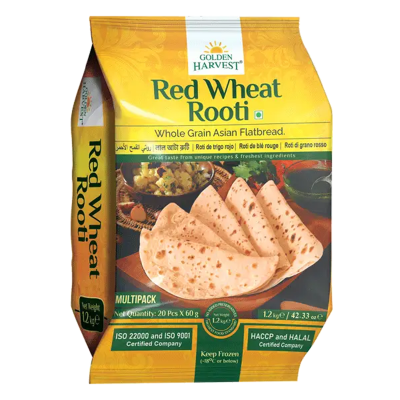 Picture of Red wheat Rooti 1200 g - 20 PCS