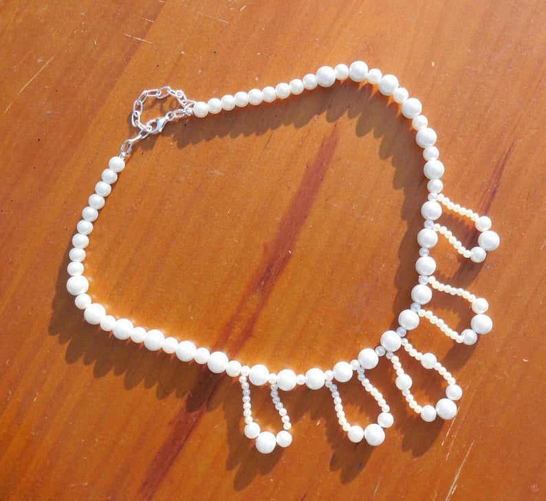 Picture of Pearl Simple Traditional Necklace Jewelry For Girls And Women’s - Multi