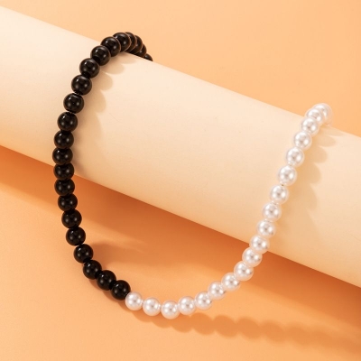 Picture of Multicolored Pearl Necklace for Women and Girls to Wear to Weddings, Date Parties, Travel, and Tenoor Special Events - Multi