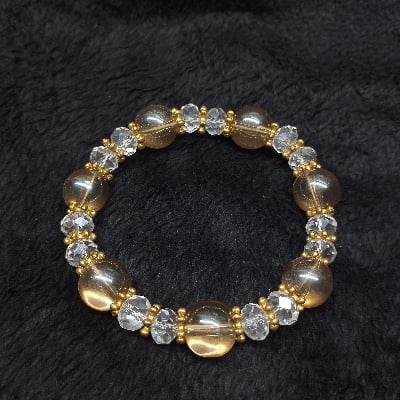 Picture of Pearl Stone Beads Bracelet For Girls And Women Wearing At Wedding Occasion Festival Party Dating Travelling Tenoor Special - Multi