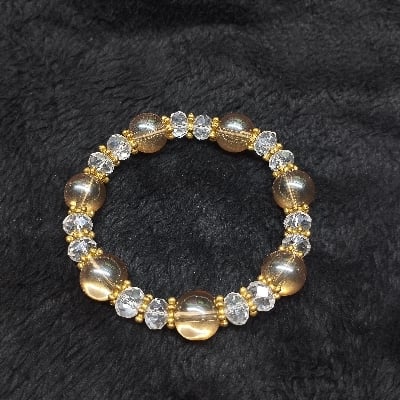 Picture of Pearl Stone Beads Bracelet For Girls And Women Wearing At Wedding Occasion Festival Party Dating Travelling Tenoor Special - Multi
