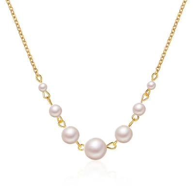 Picture of Simple Pearl Necklace Tenoor Tenoor Special - Multi