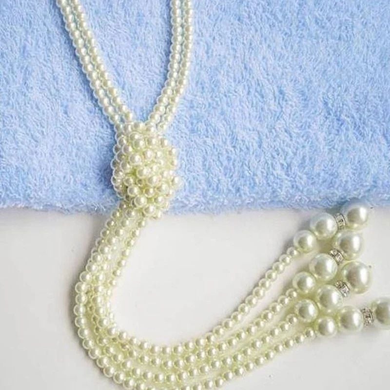 Picture of Pearl Multi Layer Necklace For Girls And Women Wearing At Wedding Occasion Travelling Dating Party Tenoor Special - Multi