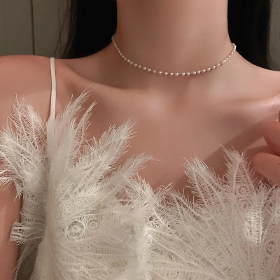 Picture of Indispensable -Quality And Durablity -4 mm Layer Pearl Necklace Off White Pearl- Innovative Qualityful - Easy To care and Longive - Multi