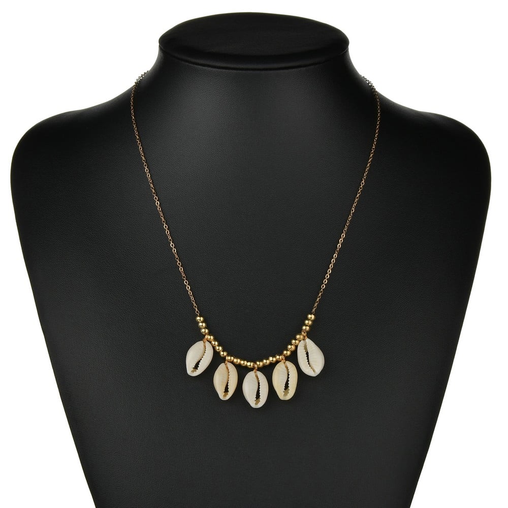 Picture of Personalized Casual Unisex Collar Chain Jewelry Gift, Fashionable Classic Shell Beaded Necklace, Tenoor Special - Multi