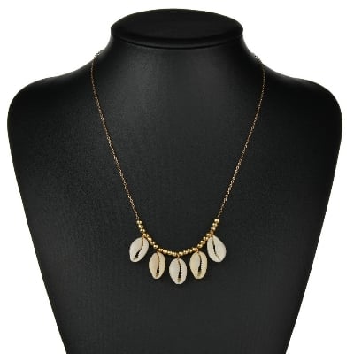 Picture of Personalized Casual Unisex Collar Chain Jewelry Gift, Fashionable Classic Shell Beaded Necklace, Tenoor Special - Multi