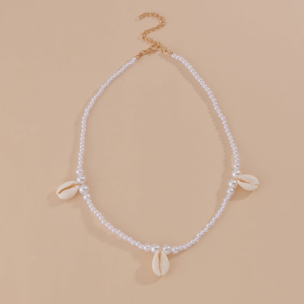 Picture of Simple Pearl Necklace Necklace Jewelry For Girls And Women - Multi