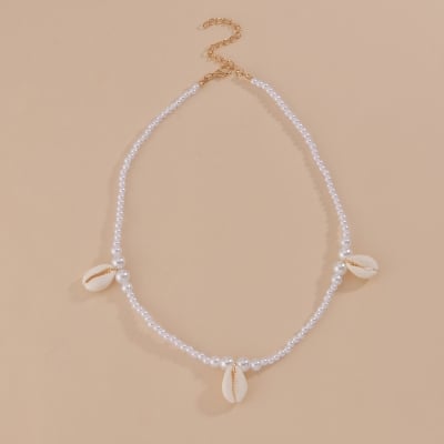 Picture of Simple Pearl Necklace Necklace Jewelry For Girls And Women - Multi