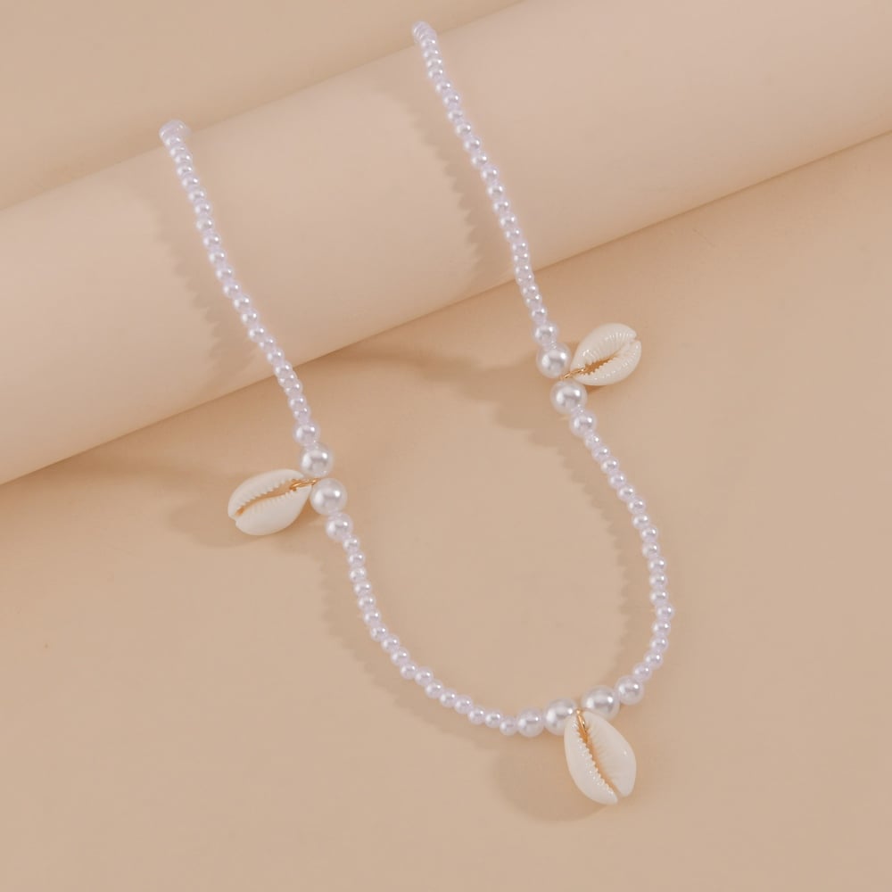 Picture of Simple Pearl Necklace Necklace Jewelry For Girls And Women - Multi