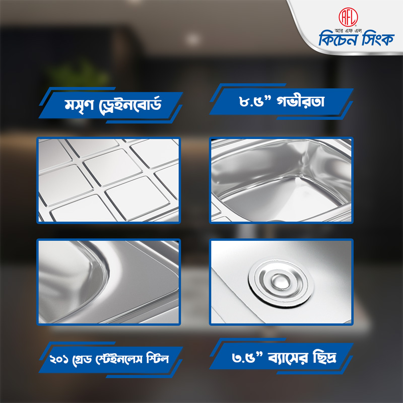 Picture of RFL Kitchen Sink Elite 30" X 18" RS1B-T