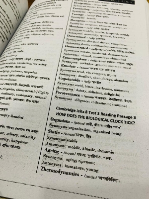 Picture of Cambridge IELTS Vocabulary 1-19  Eng To Bang With synonyms and Antonyms