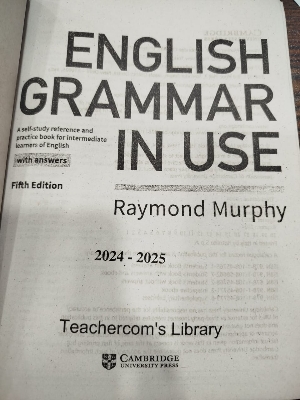 Picture of English Grammar In Use By Raymond Murphy Newsprint