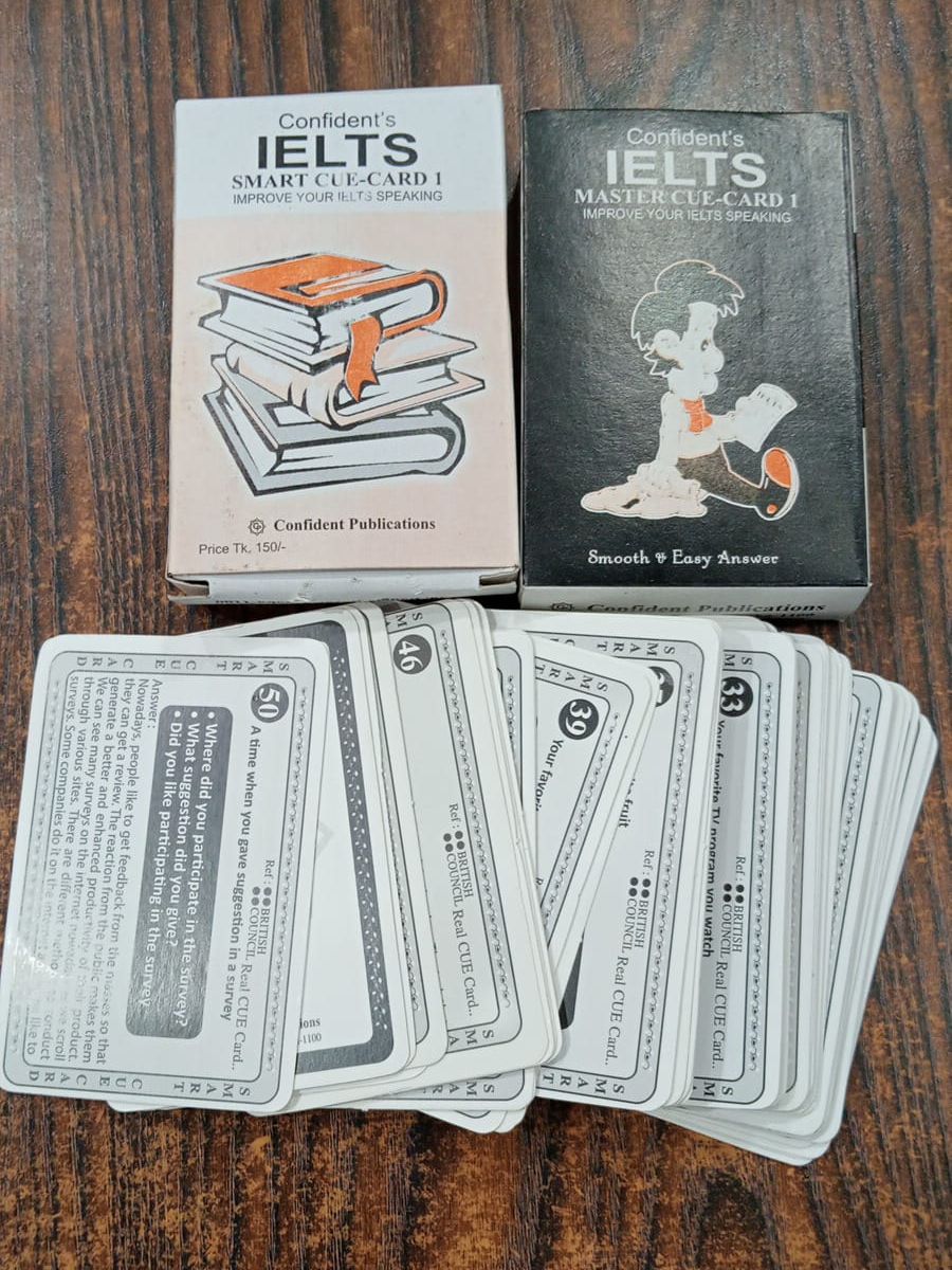 Picture of Confidents Ielts Smart Cue 1 & Master Cue 1 Improve Your Ielts Speaking Card