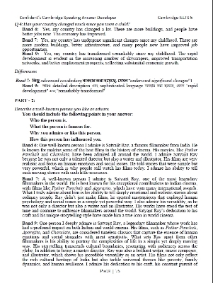 Picture of Cambridge IELTS Speaking Answers Developer Guide