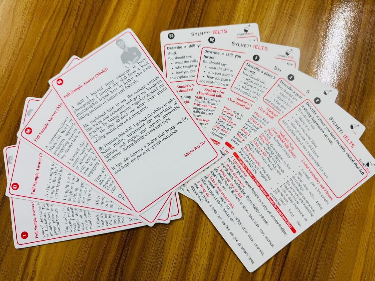 Picture of Sylheti IELTS Speacial Cue Card