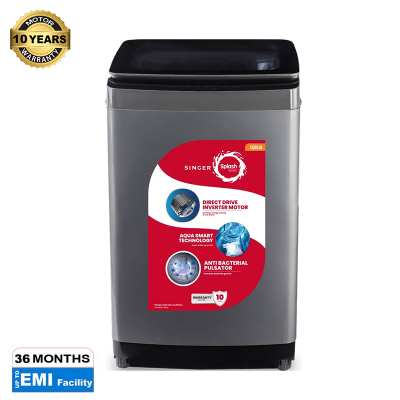Picture of Singer 10 KG Top Load DD Inverter Washing Machine (S300ATL100DSMJG1)