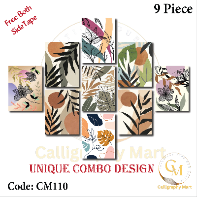 Picture of 9 pcs Most Unique Combo Wallboard set for Home Decoration Multicolor