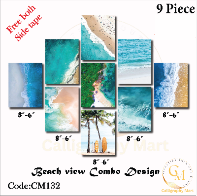 Picture of 9 pcs Most Unique Combo Wallboard set for Home Decoration Multicolor