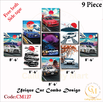 Picture of 9 pcs Most Unique Combo Wallboard set for Home Decoration Multicolor
