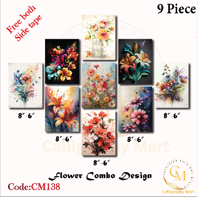 Picture of 9 pcs Most Unique Combo Wallboard set for Home Decoration Multicolor
