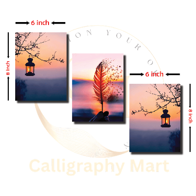 Picture of 3 pcs Most Unique Combo Wallmate set for Home Decoration. Wall Decoration for Home and Office Multicolor