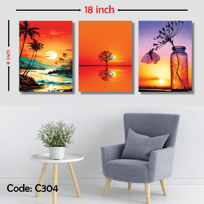 Picture of 3 pcs Most Unique Combo Wallmate set for Home Decoration. Wall Decoration for Home and Office Multicolor