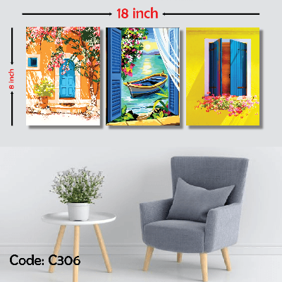 Picture of 3 pcs Most Unique Combo Wallmate set for Home Decoration. Wall Decoration for Home and Office Multicolor