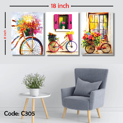 Picture of 3 pcs Most Unique Combo Wallmate set for Home Decoration. Wall Decoration for Home and Office Multicolor