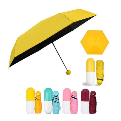 Picture of Capsule Umbrella – Travel-Friendly Design | MNK SHOP (Brown)