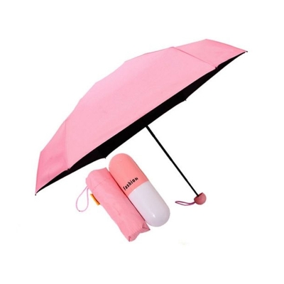 Picture of Capsule Umbrella – মেয়েদের ব্যাগে রাখার উপযোগী | MNK SHOP (Pink)