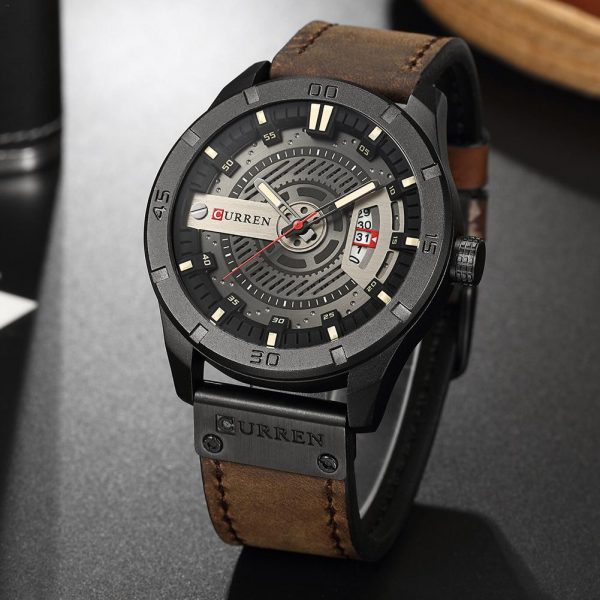 Picture of Curren 8301 Men’s Waterproof Leather Strap Watch