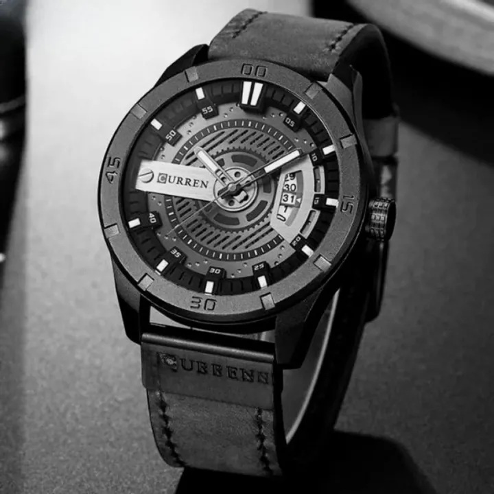 Picture of Curren 8301 Men’s Waterproof Leather Strap Watch
