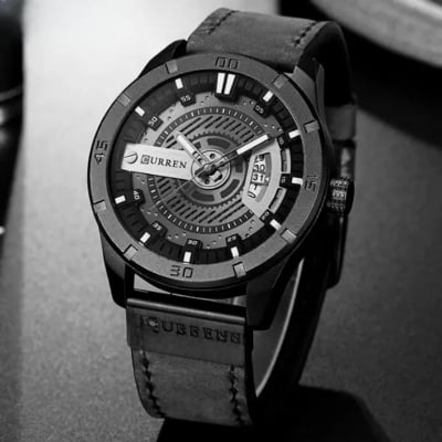 Picture of Curren 8301 Men’s Waterproof Leather Strap Watch