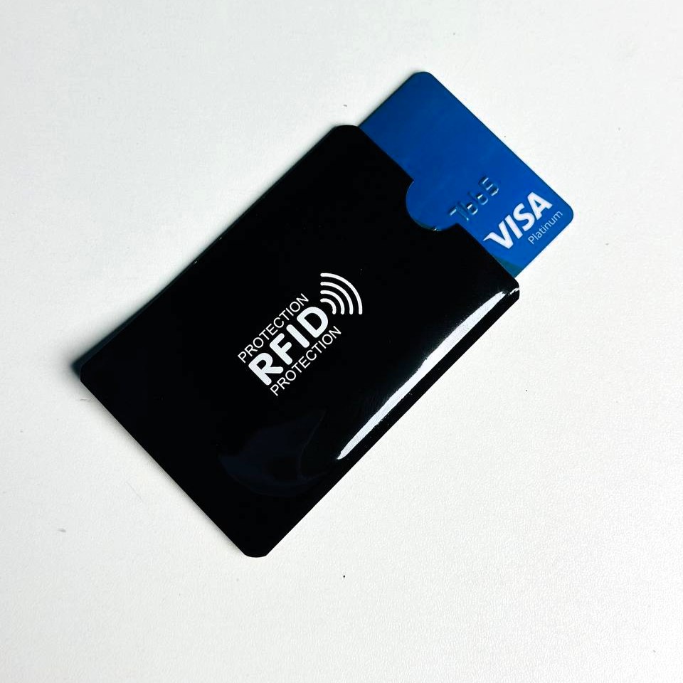 Picture of Premium Aluminium Anti Rfid Card Holder NFC Blocking Reader Case Protection(white)