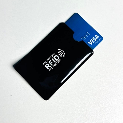 Picture of Premium Aluminium Anti Rfid Card Holder NFC Blocking Reader Case Protection(white)