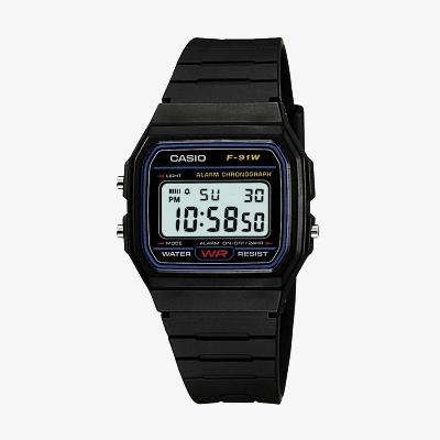 Picture of Classic Fashion F-91W Waterproof Casual Watch – Durable & Stylish for Everyday Wear(Black)
